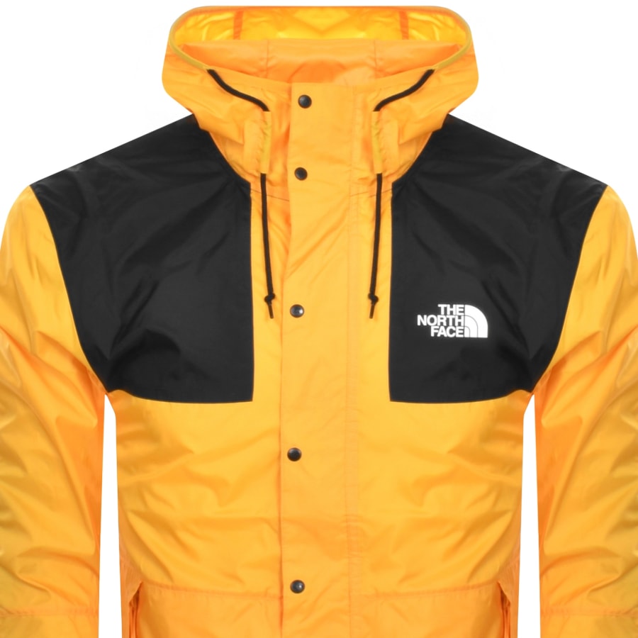 North face blue and yellow jacket shop